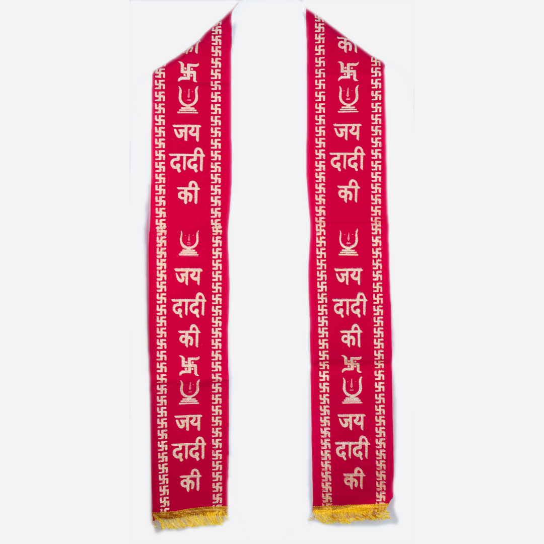 Rani Sati Dadi  Red Velvet Patti Pack of 100 Pieces