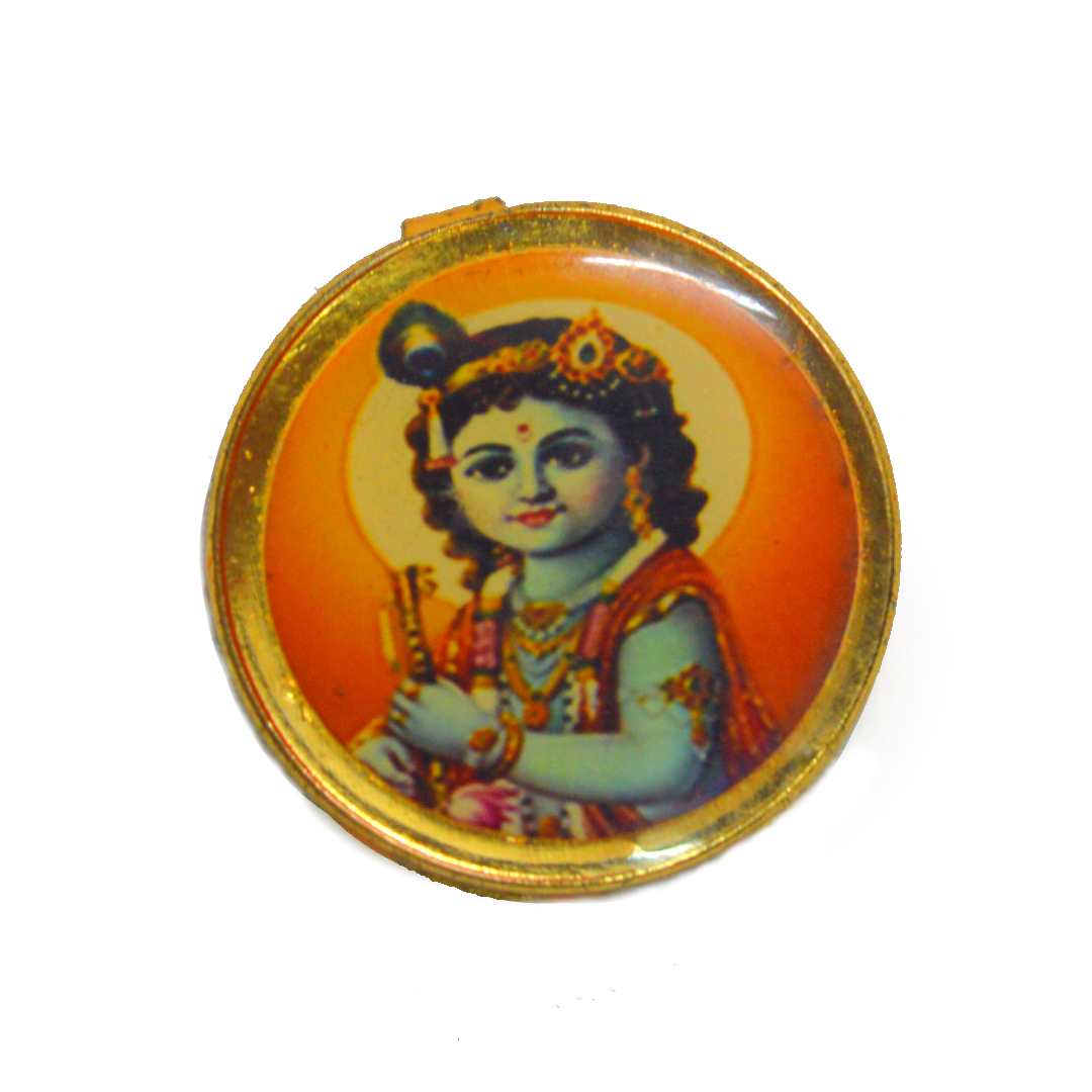 Krishna Round Shape Button Pack of 100 Pieces