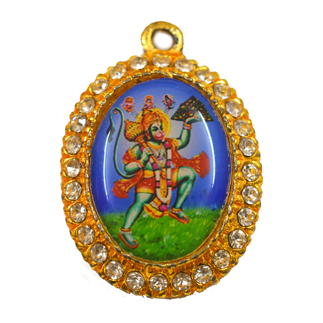 Hanuman Oval Shape 29 Diamond Pendant Pack of 100 Pieces