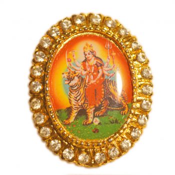 Durgaji Oval Shape 29 Diamond Brooch Pack of 100 Pieces