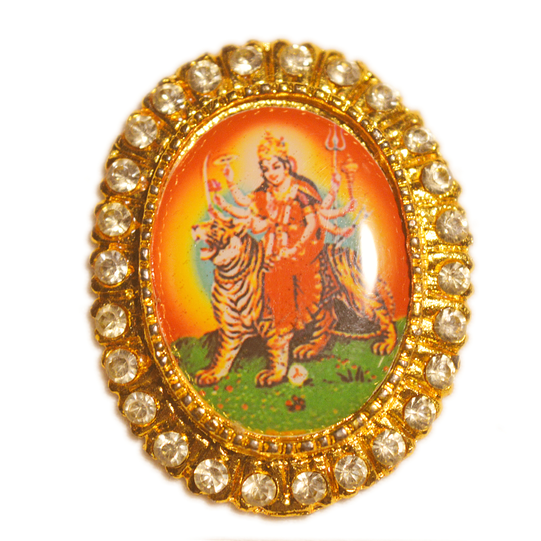 Durgaji Oval Shape 29 Diamond Brooch Pack of 100 Pieces